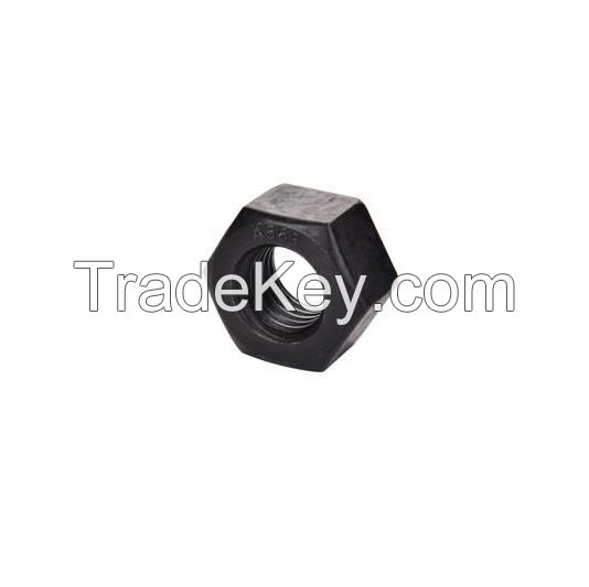 Heavy Hex Sturctural Nuts with Black Finish ASTM A563