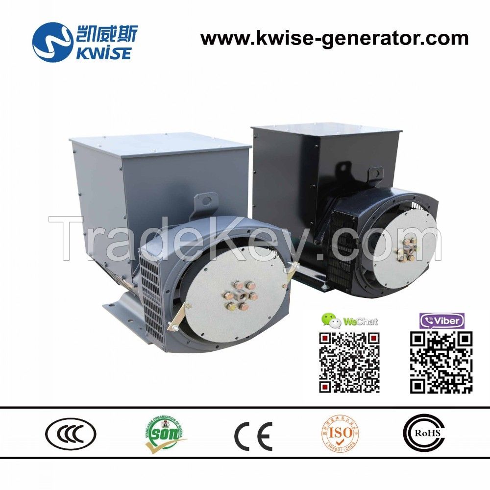 China factory direct sales on ac brushless generator alternator used in engine, pump,compressor