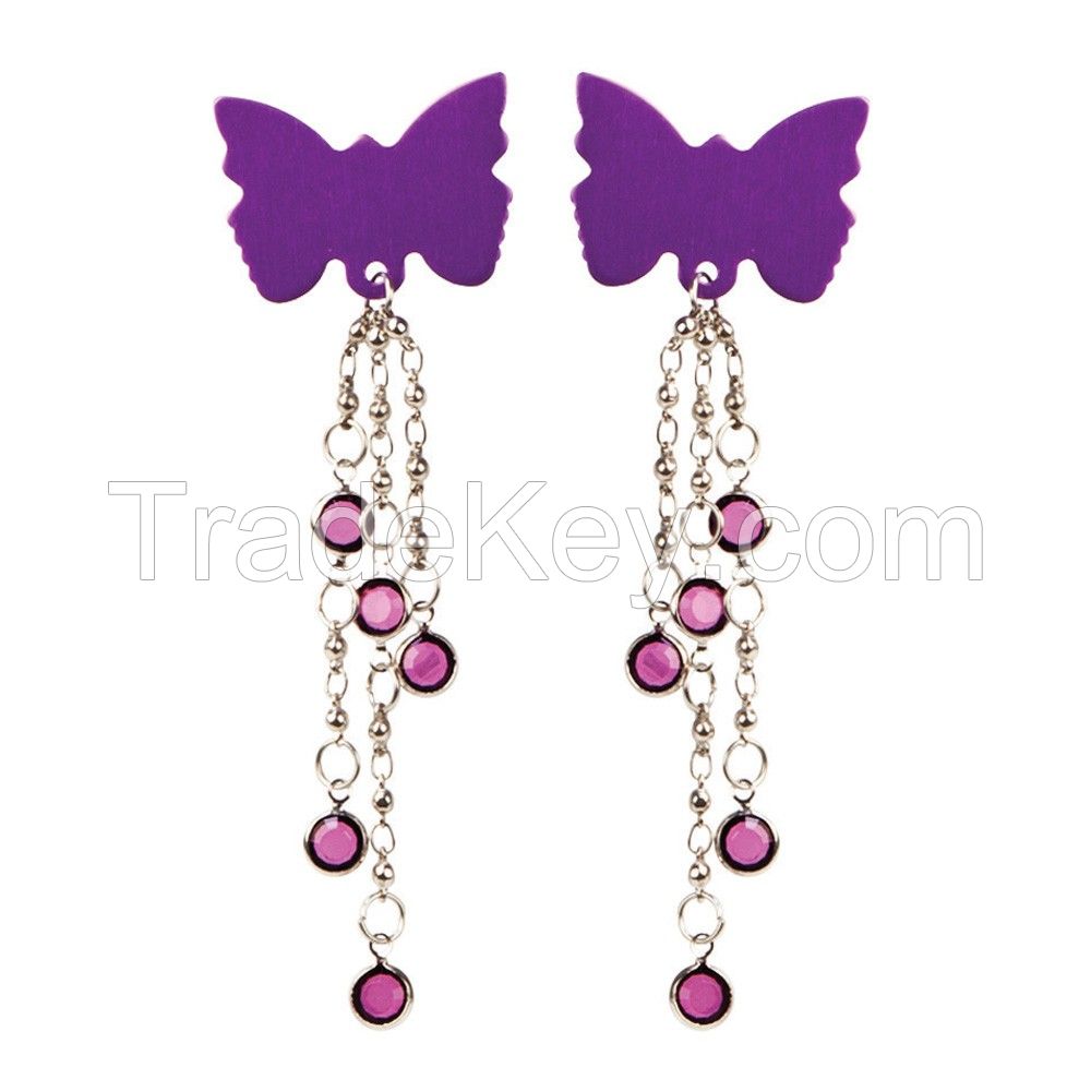 Body Charms Butterfly in Purple