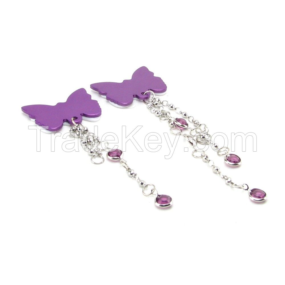 Body Charms Butterfly in Purple