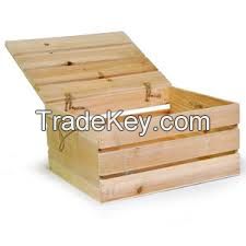 Shipping boxes wooden