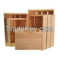 Shipping boxes wooden