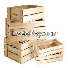 Shipping boxes wooden