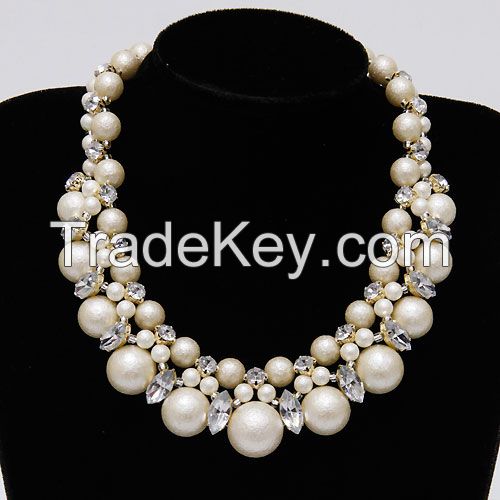 fashion jewelry handmade cotton pearl