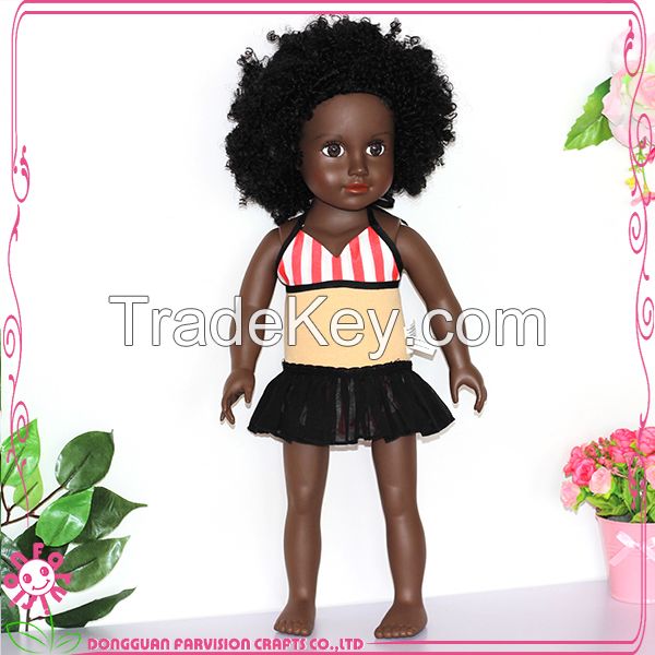 Vinyl craft doll, 18'' doll, black toy