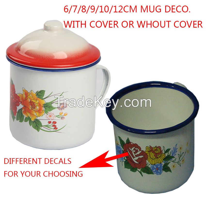 Promotion enamel mug coffee cup enamelware in Africa