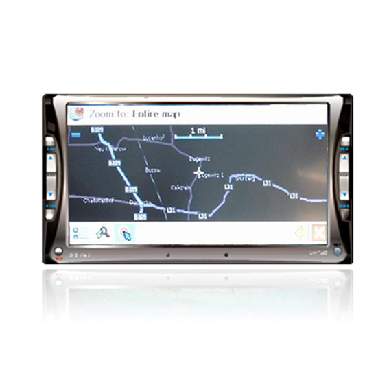 Two-Din Touch Screen 6.5 Inch with Built-In GPS