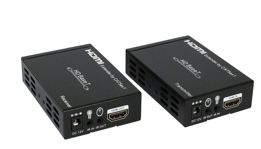 HDBaseT HDMI Extender over single 100m CAT6 with IR
