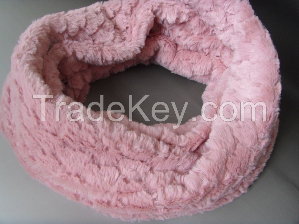 artificial fur round scarf