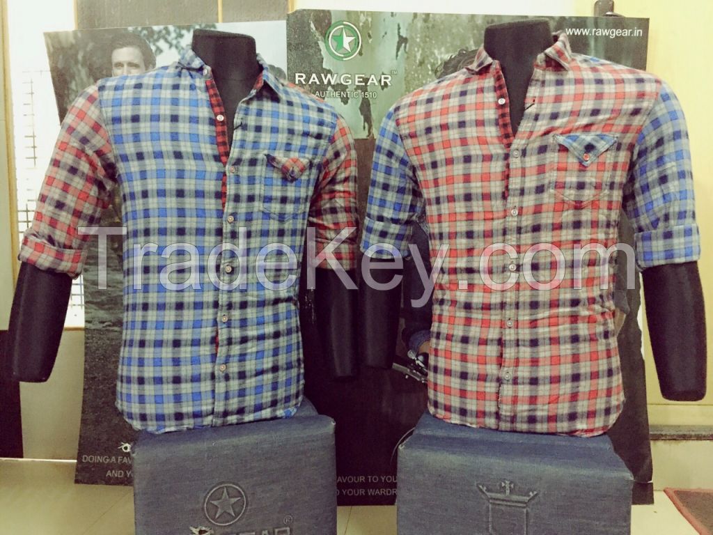 REFLECT LIGHT COLOR CHECKED SHIRT