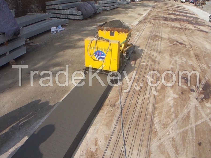 prestressed concrete floor panel machine/hollow core slab machine