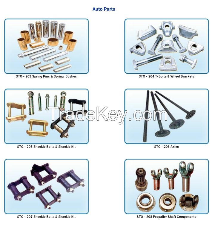 Auto Parts, Hand tools, Casting, Scaffolding & channel fittings