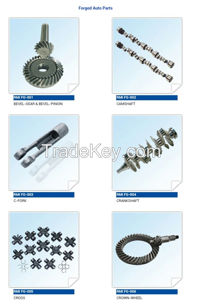 Auto Parts, Hand tools, Casting, Scaffolding & channel fittings