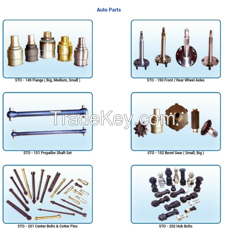 Auto Parts, Hand tools, Casting, Scaffolding & channel fittings