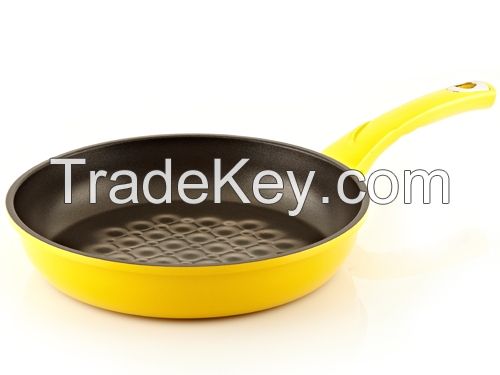 3D coating(PTFE based) fry pan/wok pan/pot