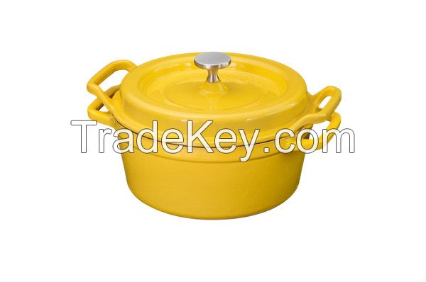 Enameled Cast Iron Cookware - Round Cocotte