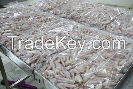 Grade A Processed Frozen Chicken Feet/Paws for sale.