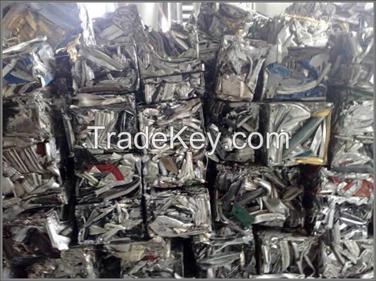 Aluminium extrusion scrap ( 6060 6061 6063 7005, T5 T6).