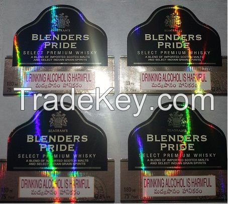 Self Adhesive Labels Holographic