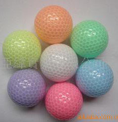 Crystal golf ball