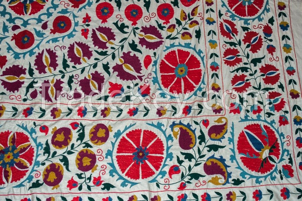 Embroideried Uzbek suzani 