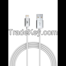 Lightning Braided Cable-Silver