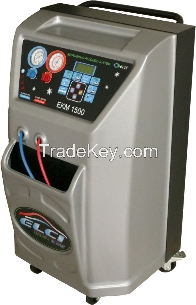 EKM 1500 A/C RECOVERY, RECYCLE, RECHARGE STATION 
