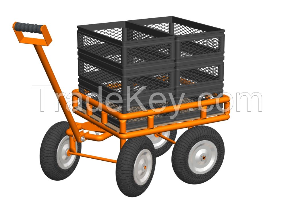 Storage Crates with cart