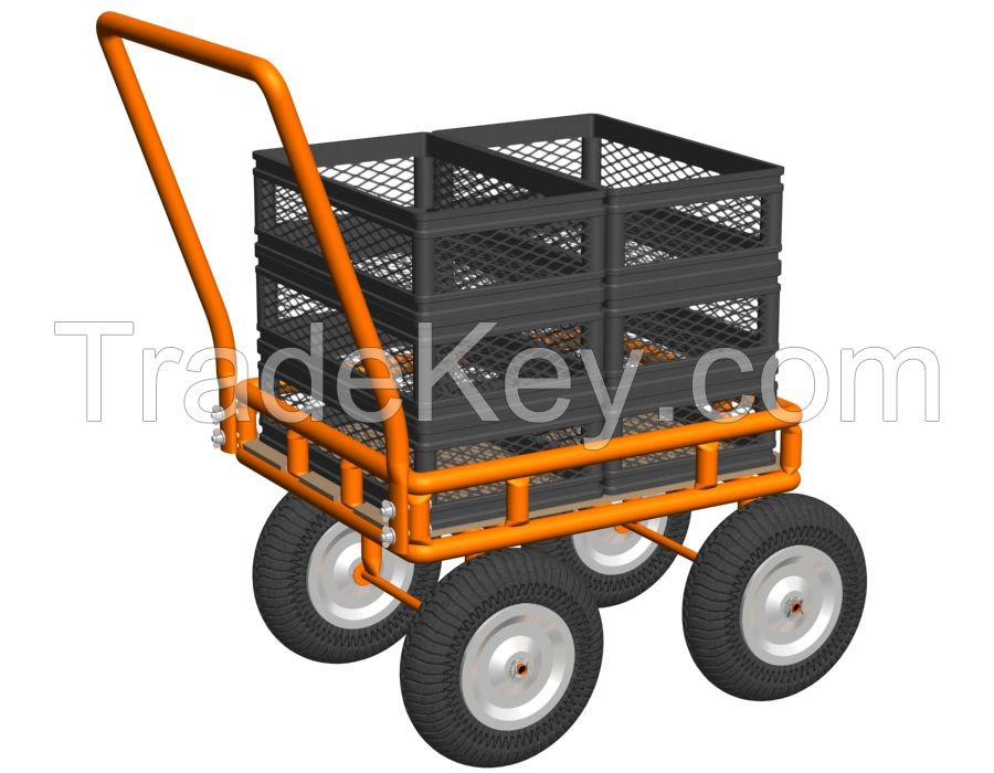 Storage Crates with cart