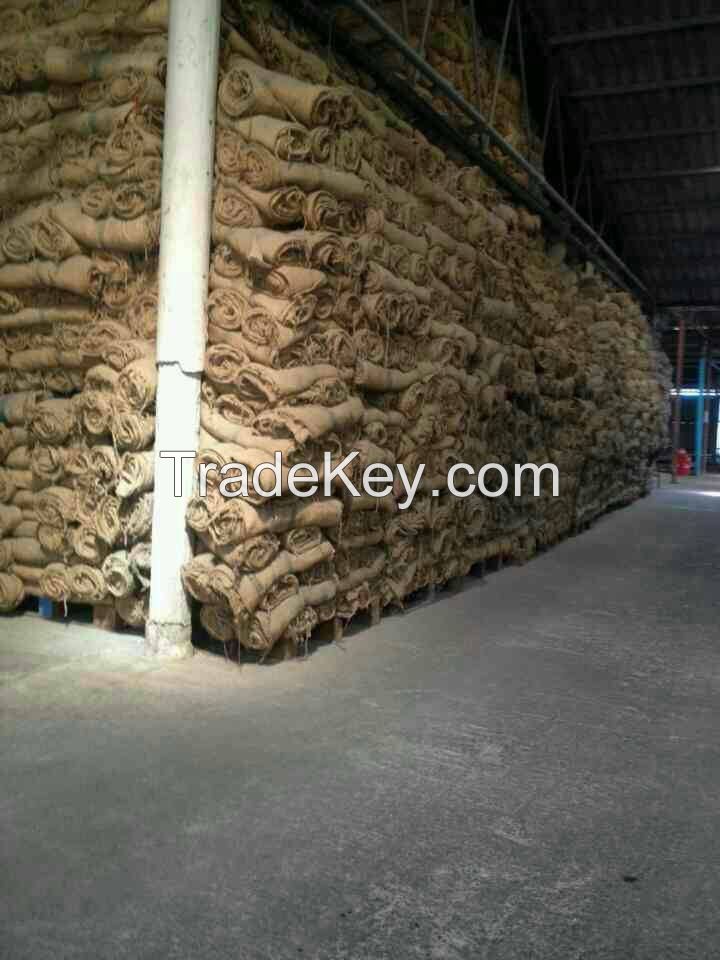 Used jute sacks