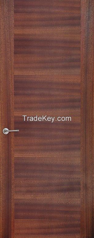 Flush veneer doors