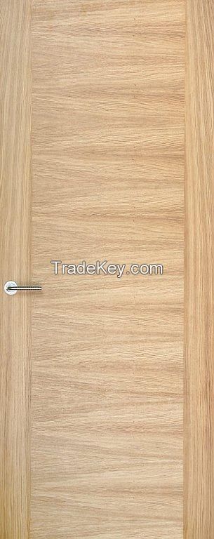 Flush veneer doors