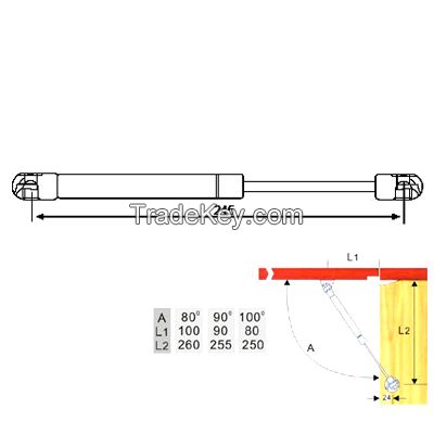 Gas Spring Support 