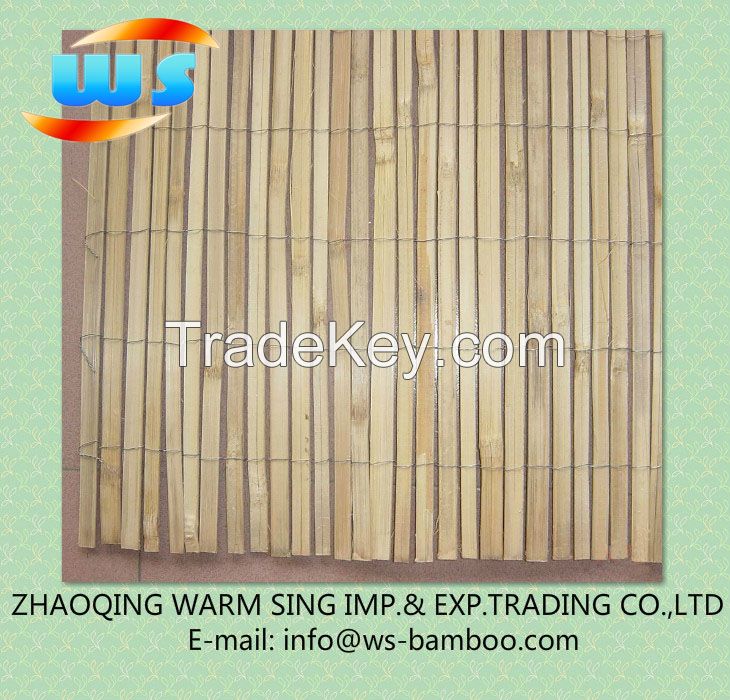 Bamboo slat fence