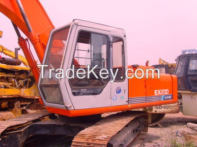 Used condition Hitachi ex200 cralwer excavator second hand hitachi 20t crawler excavator for sale 