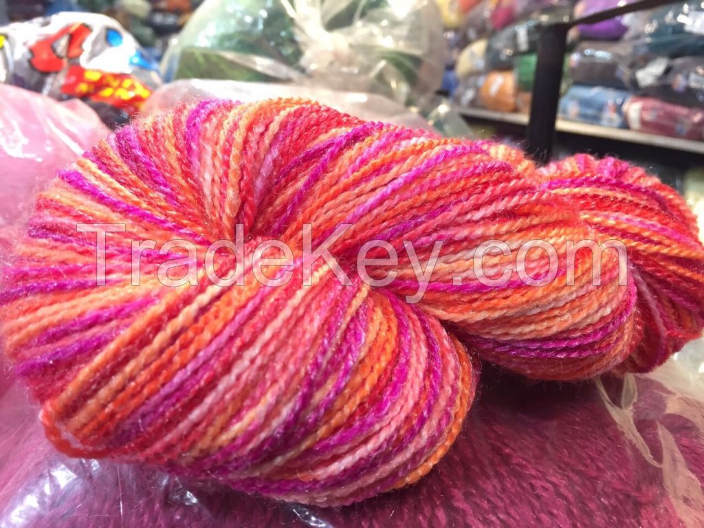 Hand knitting yarns, fancy yarns