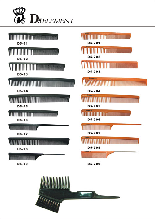 Carbon comb for salon use