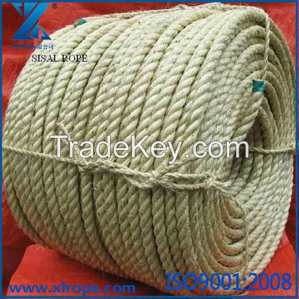 natural sisal fiber rope used on tanker