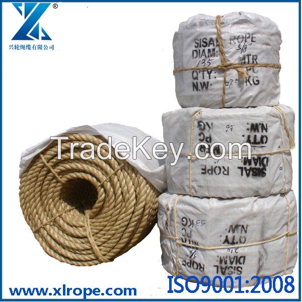 Manila rope used on chemical and gasoline tanker vessels