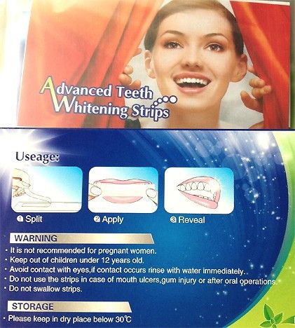 Teeth Whitening Strips Fast Effective Easy to Use  