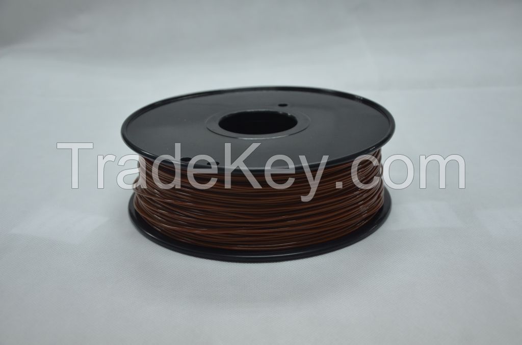 3D Printer Filament PLA 1.75/3.0mm Brown732C Rubber Plastic Consumables Material