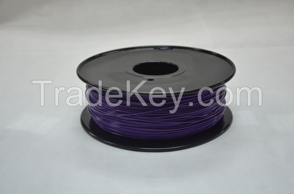 3D Printer Filament PLA 1.75/3.0mm Purple13282 Rubber Plastic Consumables Material