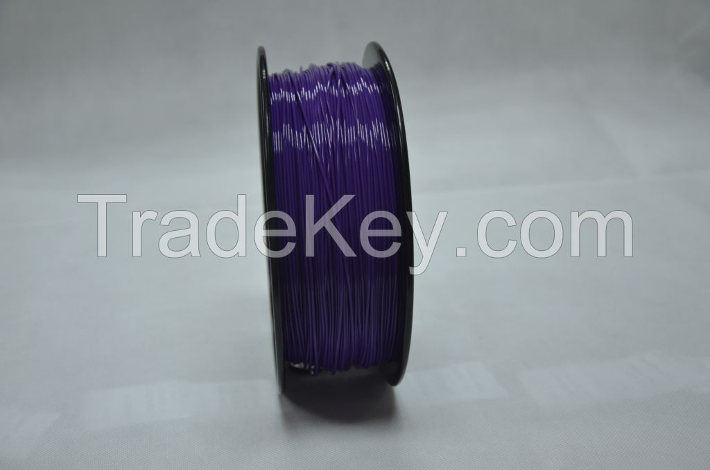 3D Printer Filament PLA 1.75/3.0mm Purple13282 Rubber Plastic Consumables Material