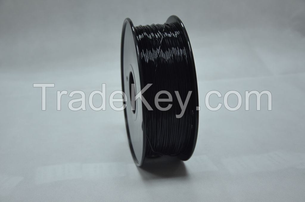 1.75mm 3mm Black 3D Printer ABS  Filament Rubber Comsumables Material