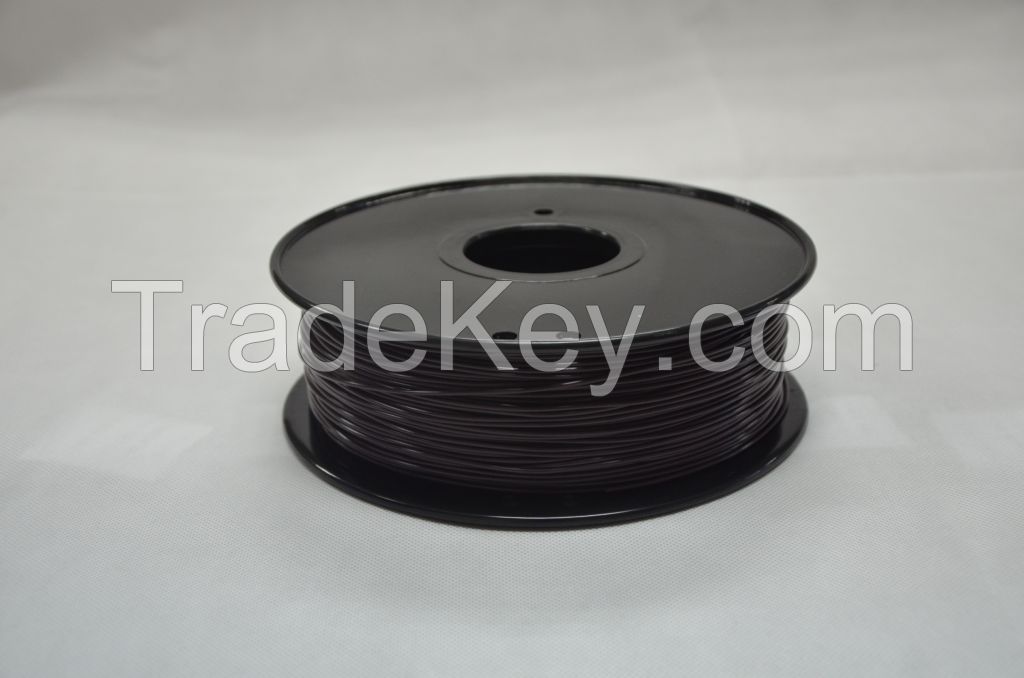 3D Printer Filament PLA 1.75/3.0mm Coffe Rubber Plastic Consumables Material