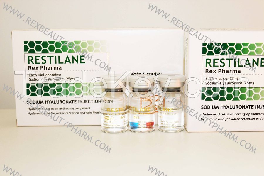 Sodium hyaluronate injection for skin care