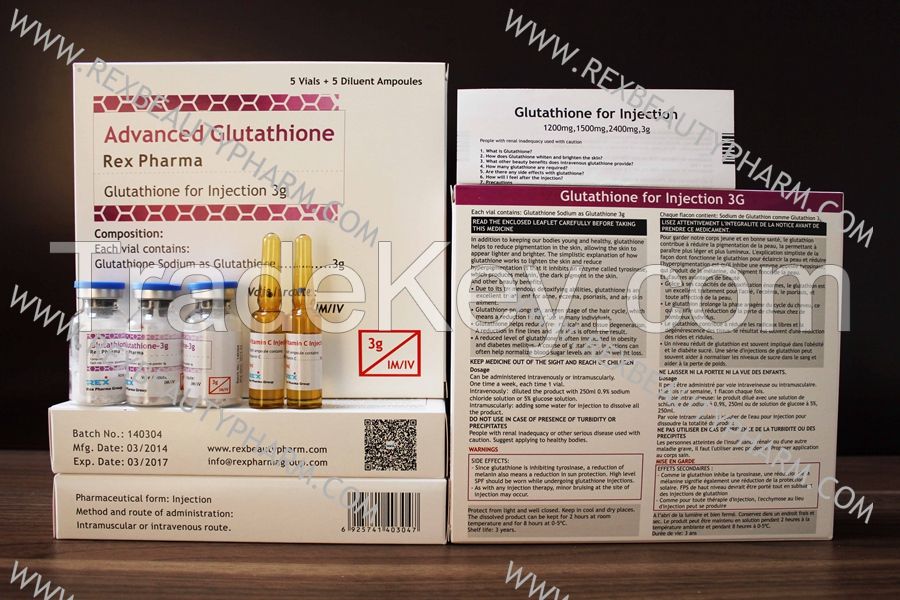 Advanced Glutathione For Injection 3000mg