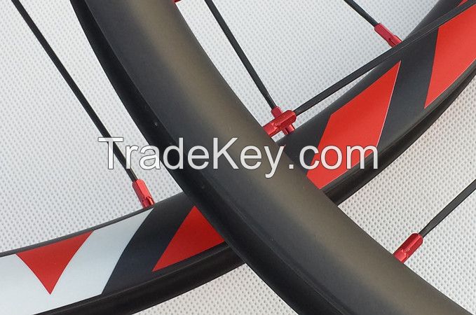 26er 35mm wide MTB carbon wheelset AM enduro Down Hill Clincher Wheels