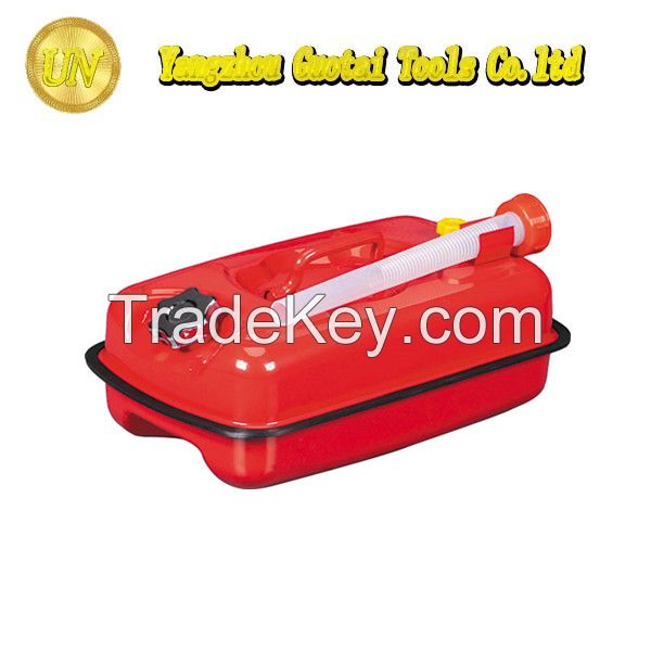 5L Horizontal metal jerrycan with spout 