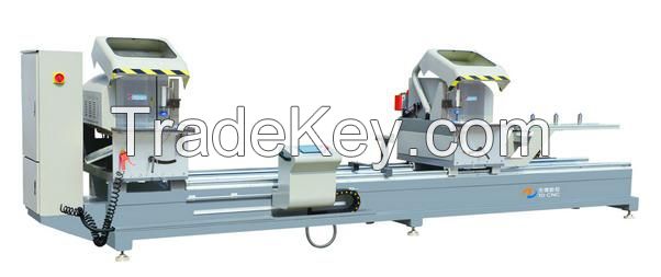 Double-head precision cutting saw CNC for aluminum